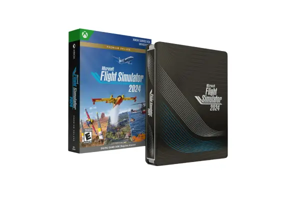 Microsoft Flight Simulator 2024 – Premium Deluxe SteelBook Edition – Xbox Series X|S and Windows Digital Code image