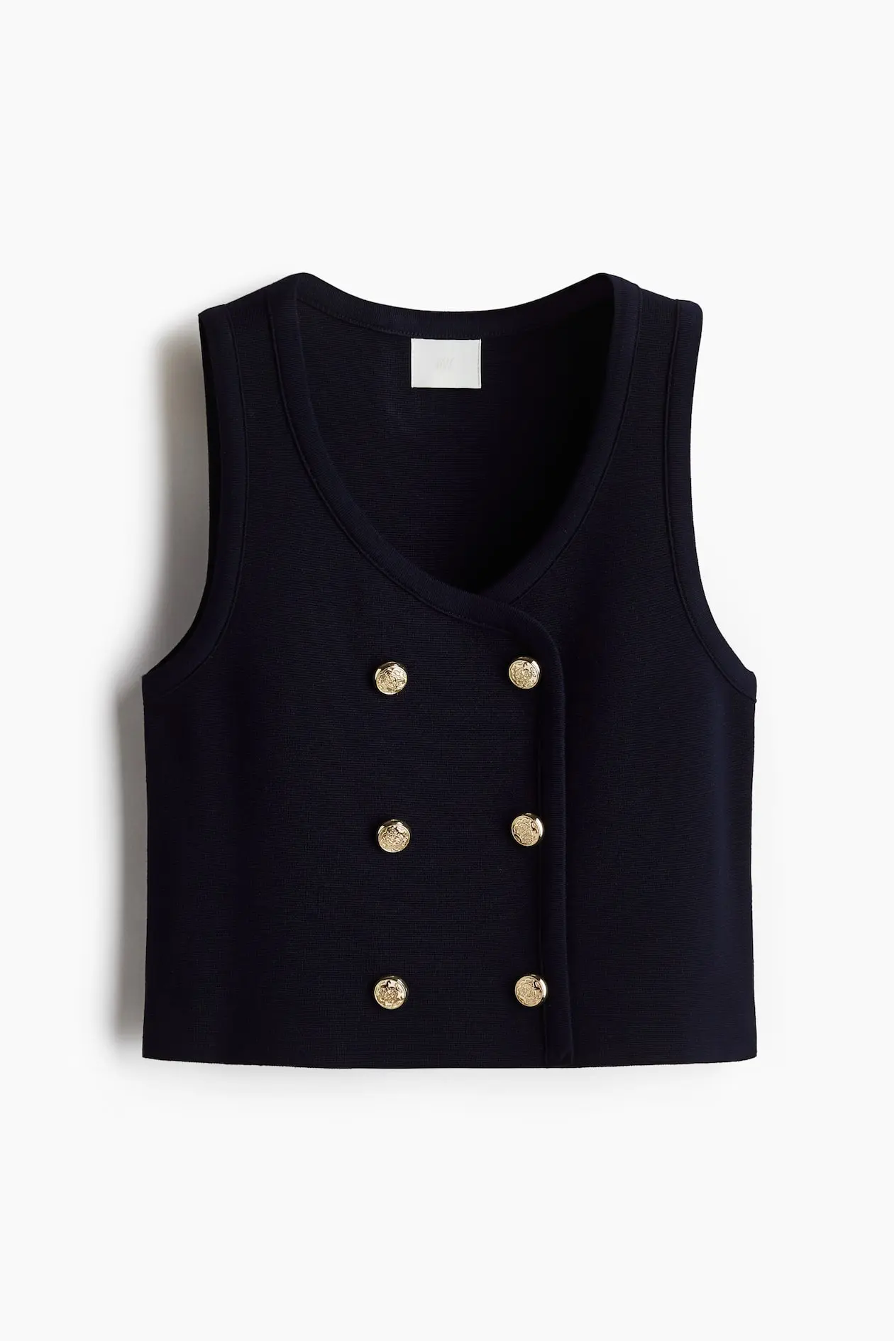 DOUBLE-BREASTED SWEATER VEST image 1