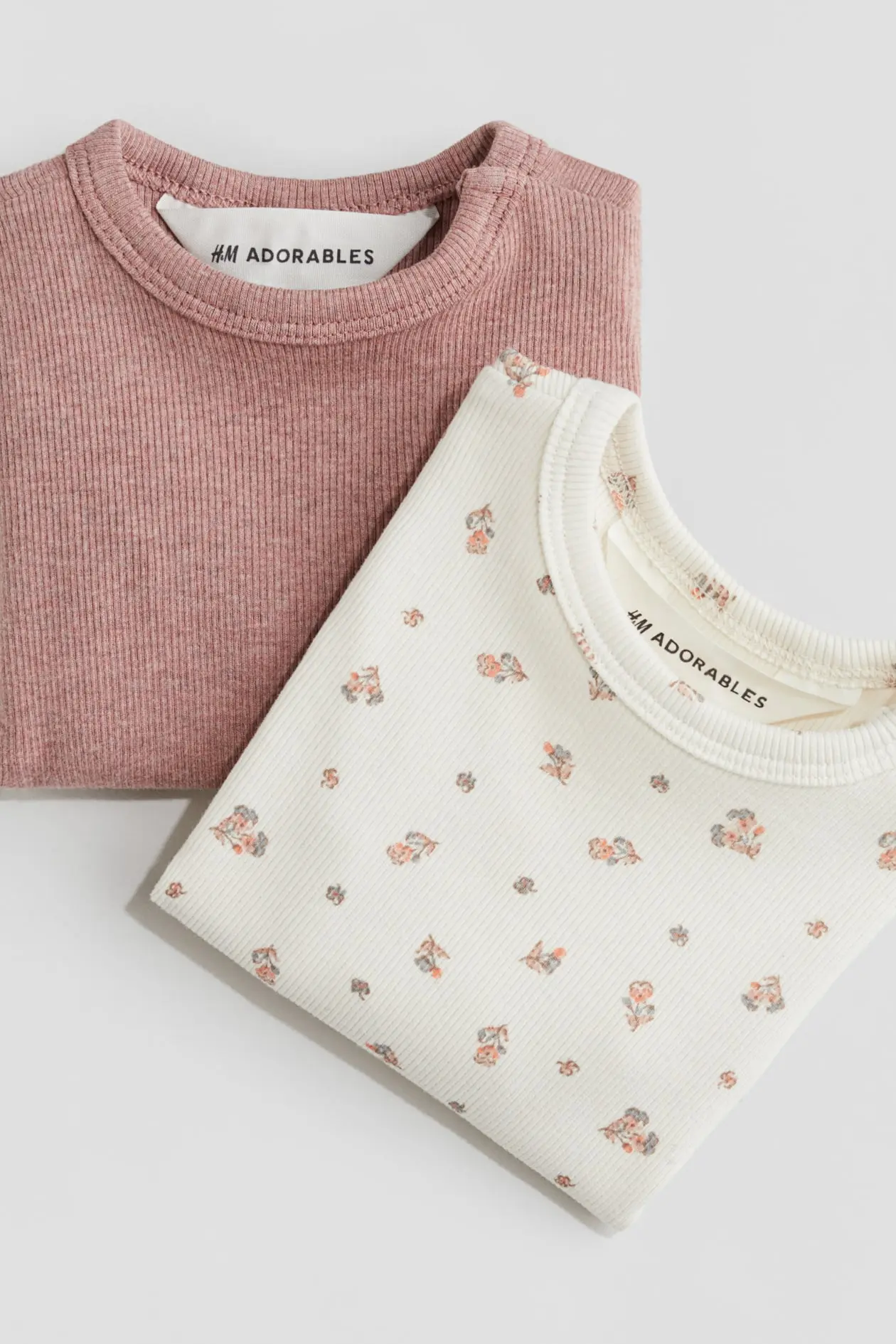 2-pack Ribbed Cotton Tops image 2