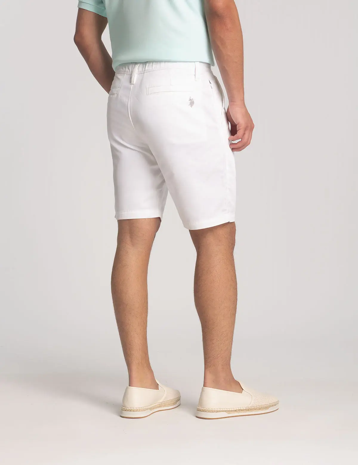STRETCH TWILL SHORTS WITH COMFORT BAND image 3