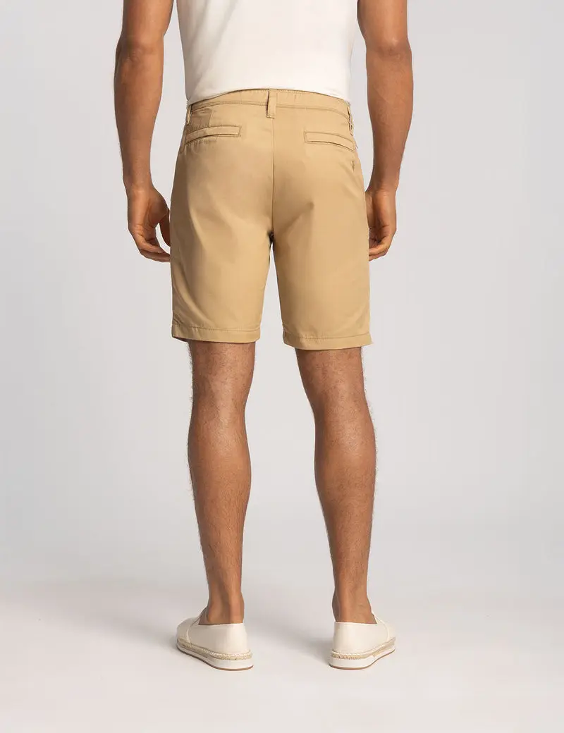 STRETCH TWILL SHORTS WITH COMFORT BAND image 6