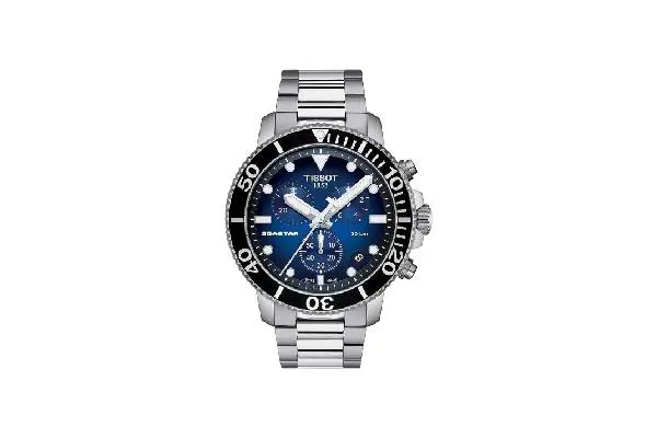 TISSOT Seastar 1000 Chronograph Blue Dial Men's Watch T120.417.11.041.01 image