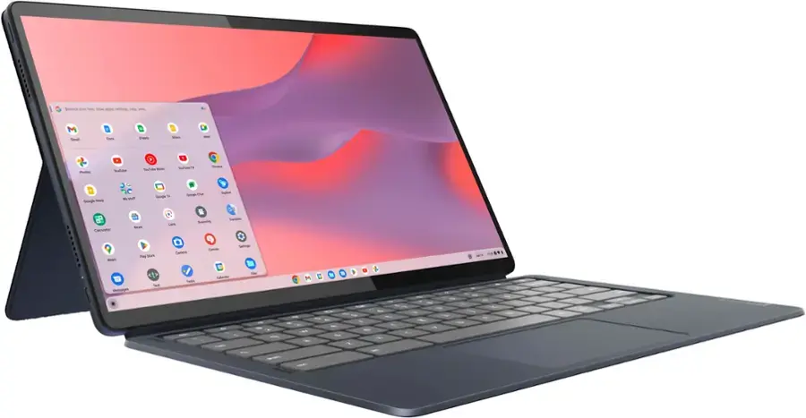 Lenovo - IdeaPad Duet 5 Chromebook 2-in1 Laptop - 13.3" Full HD Touchscreen - Snapdragon 7cG2 - 8GB - 128GB eMMC - with Keyboard - Abyss Blue image 1