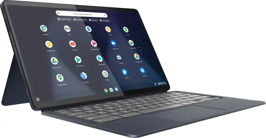 Lenovo - IdeaPad Duet 5 Chromebook 2-in1 Laptop - 13.3" Full HD Touchscreen - Snapdragon 7cG2 - 8GB - 128GB eMMC - with Keyboard - Abyss Blue image 2