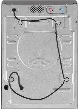 4.5 cu. ft. Front Load Washer with Steam, Quick Wash Cycle and Vibration Control Technology in Chrome Shadow image 3