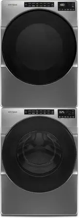 4.5 cu. ft. Front Load Washer with Steam, Quick Wash Cycle and Vibration Control Technology in Chrome Shadow image 5
