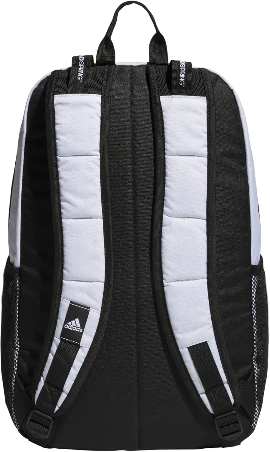 adidas Excel Backpack, Durable Large Athletic Laptop Bag, Twill White/Black, One Size image 5