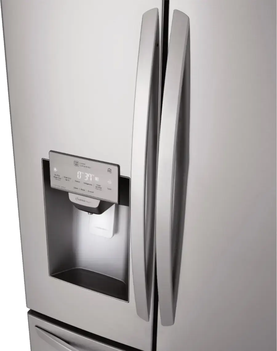 LG - 27.8 Cu. Ft. 4-Door French Door Smart Refrigerator with Smart Cooling System - Stainless steel image 7