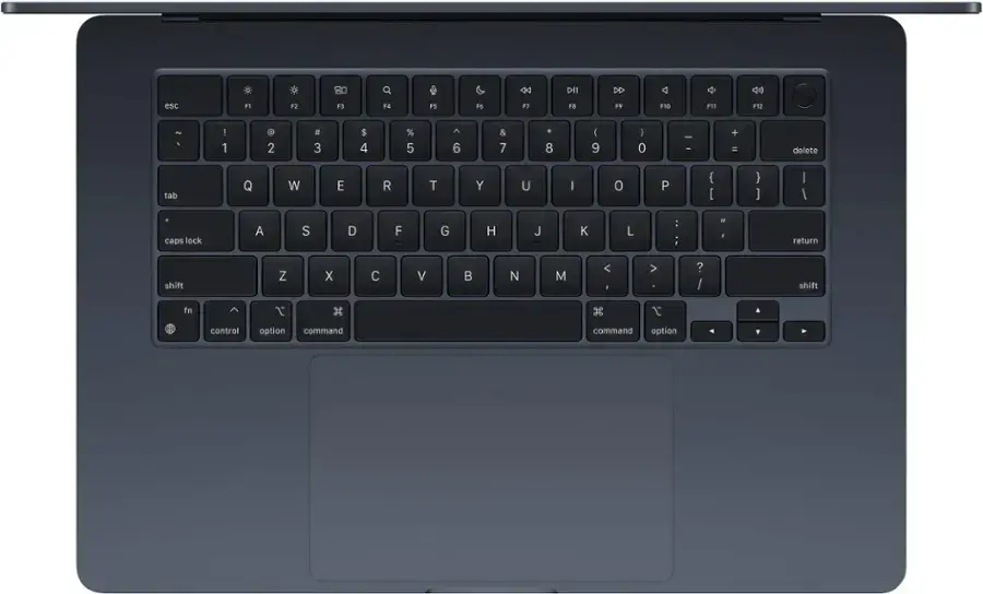 Apple - MacBook Air 15-inch Laptop - Apple M3 chip Built for Apple Intelligence - 16GB Memory - 256GB SSD - Midnight image 2