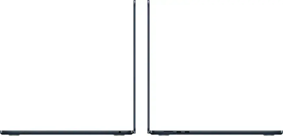 Apple - MacBook Air 15-inch Laptop - Apple M3 chip Built for Apple Intelligence - 16GB Memory - 256GB SSD - Midnight image 3