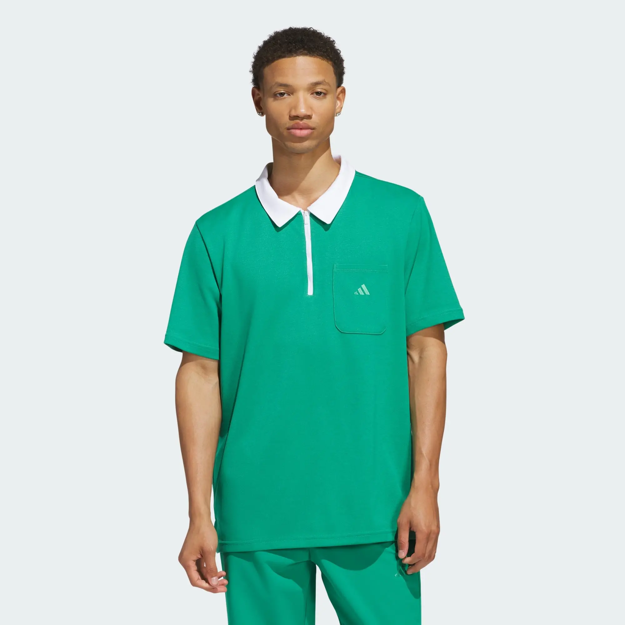 Essentials Quarter-Zip Polo Shirt image 1