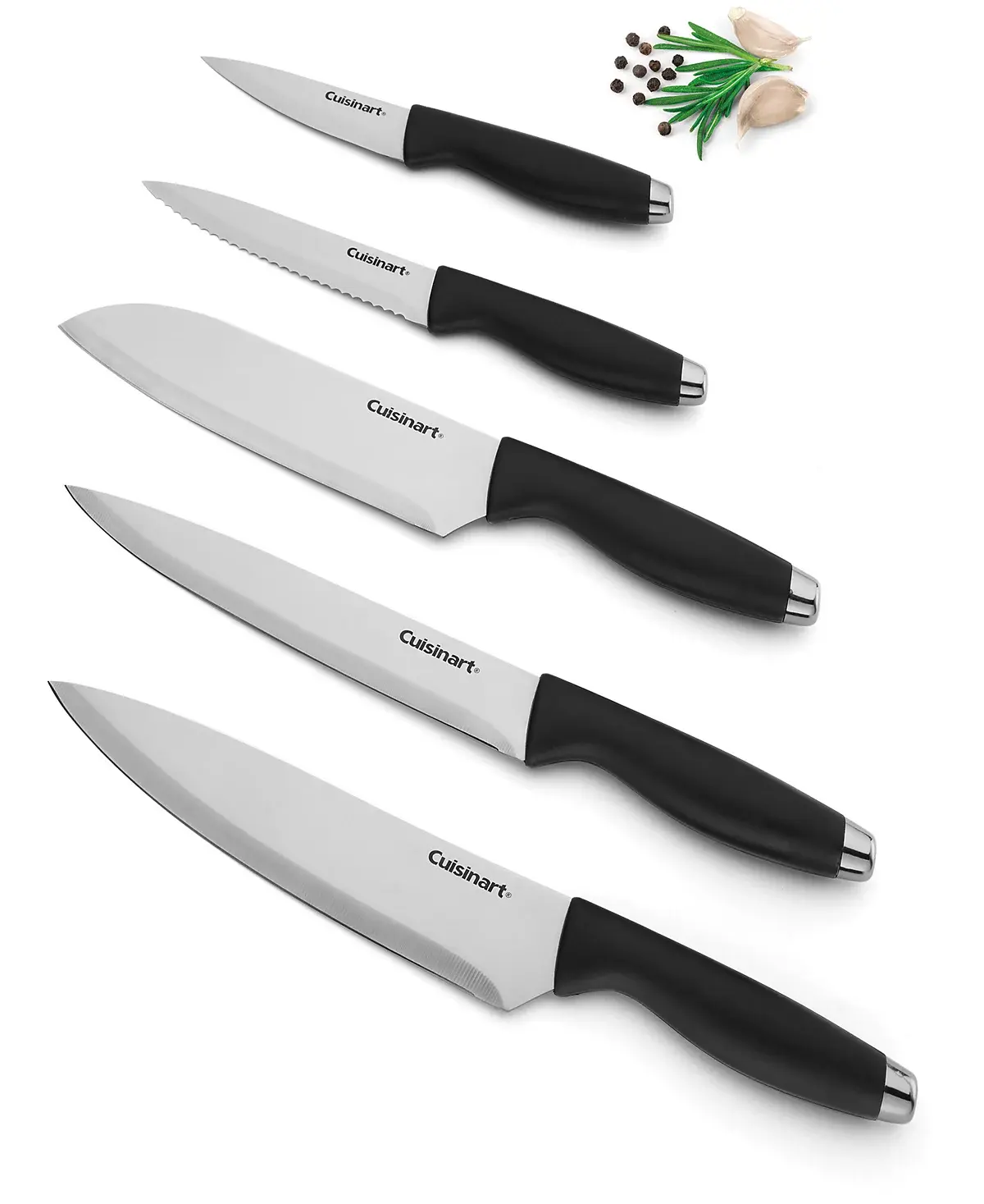 Cuisinart 10-Piece Cutlery Set with Stainless Steel End Caps image 2