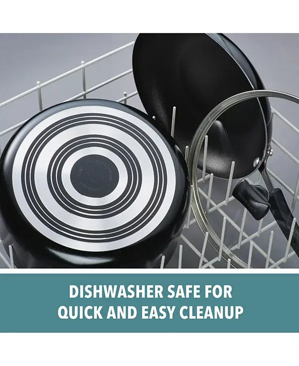 Farberware Cookstart Aluminum DiamondMax Nonstick 15-Pc. Cookware Set image 3