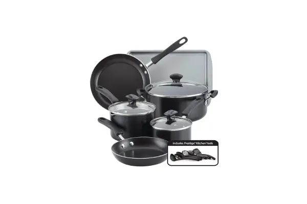 Farberware Cookstart Aluminum DiamondMax Nonstick 15-Pc. Cookware Set image