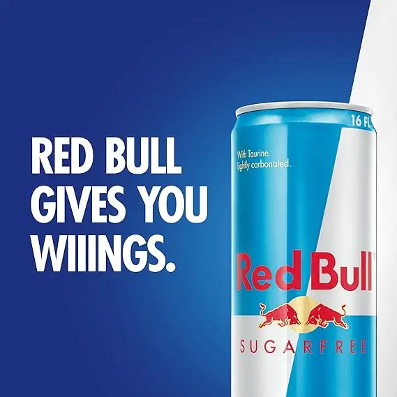 Red Bull Sugar Free Energy Drink with 151mg Caffeine plus Taurine & B Vitamins, 16 Fl Oz, Pack of 12 Cans image 4