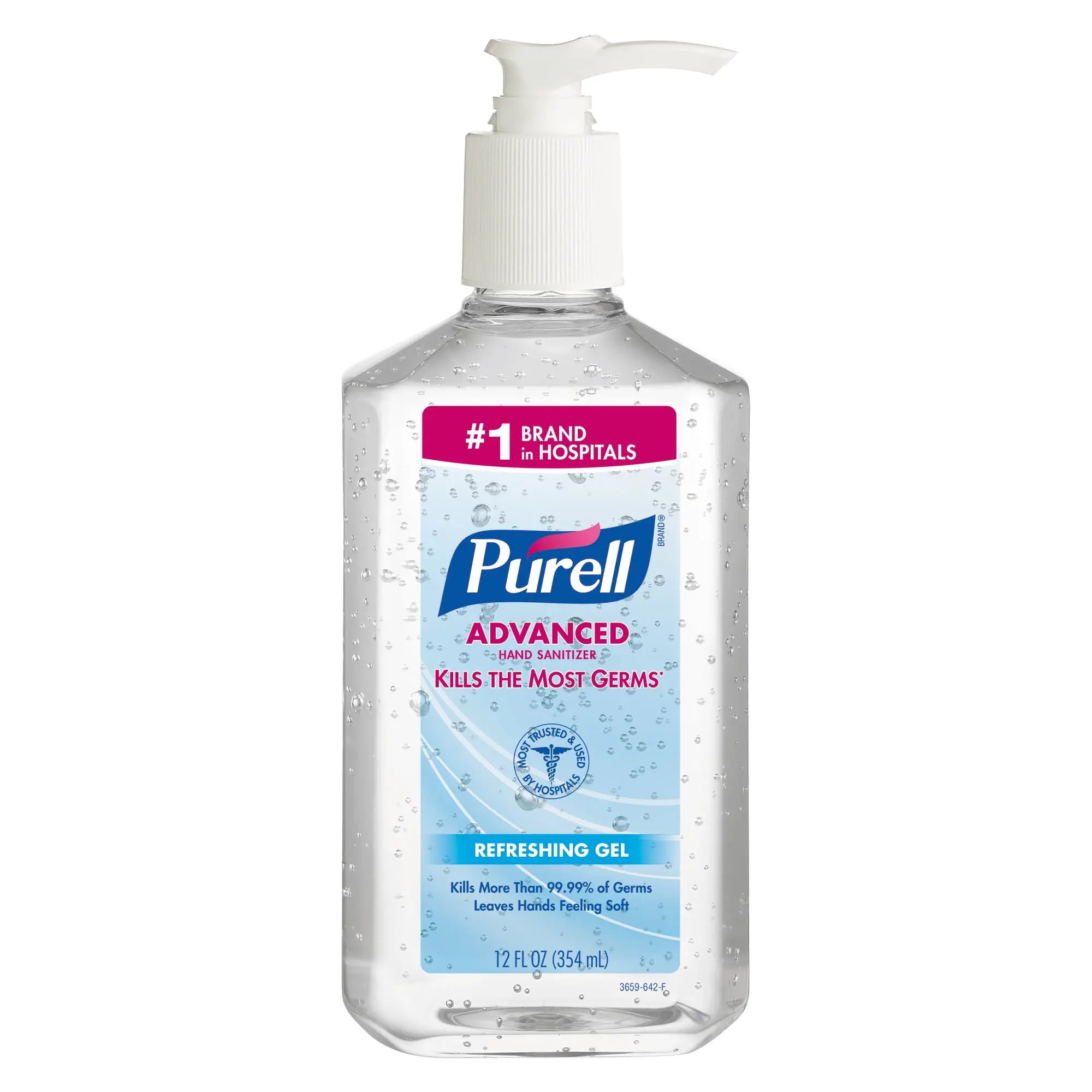 PURELL® Advanced Hand Sanitizer - 12 fl oz Table Top Pump Bottle image 1