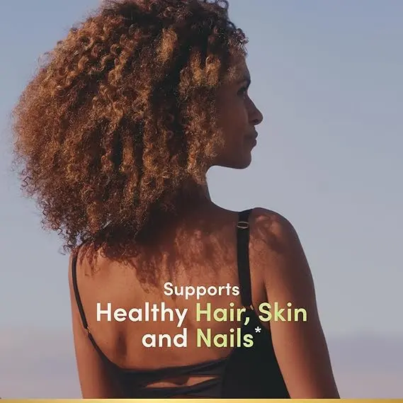 Nature's Bounty Biotin Hair Skin and Nails Vitamins, Supports Healthy Hair, Skin and Nails, 10,000 mcg, 120 Softgels (Pack of 1) image 2
