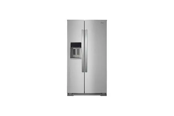 Whirlpool - 28.4 Cu. Ft. Side-by-Side Refrigerator with In-Door-Ice Storage - Fingerprint Resistant Stainless Steel image