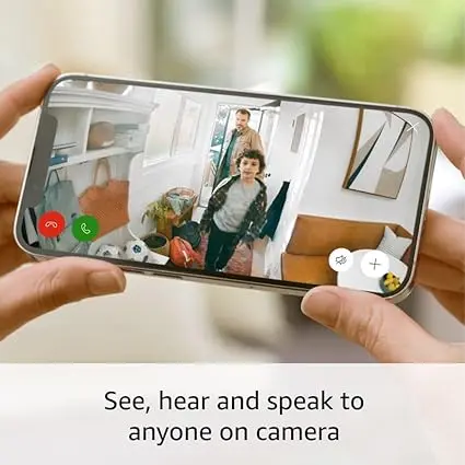 Ring Indoor Cam (2nd Gen) | latest generation, 2023 release | 1080p HD Video & Color Night Vision, Two-Way Talk, and Manual Audio & Video Privacy Cover | 2-pack, White image 3
