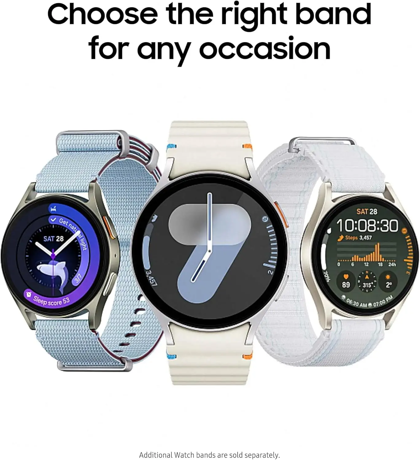 Samsung Galaxy Watch 7 44mm Bluetooth AI Smartwatch w/Energy Score, Wellness Tips, Heart Rate Tracking, Sleep Monitor, Fitness Tracker, 2024, Silver [US Version, 1Yr Manufacturer Warranty] image 10