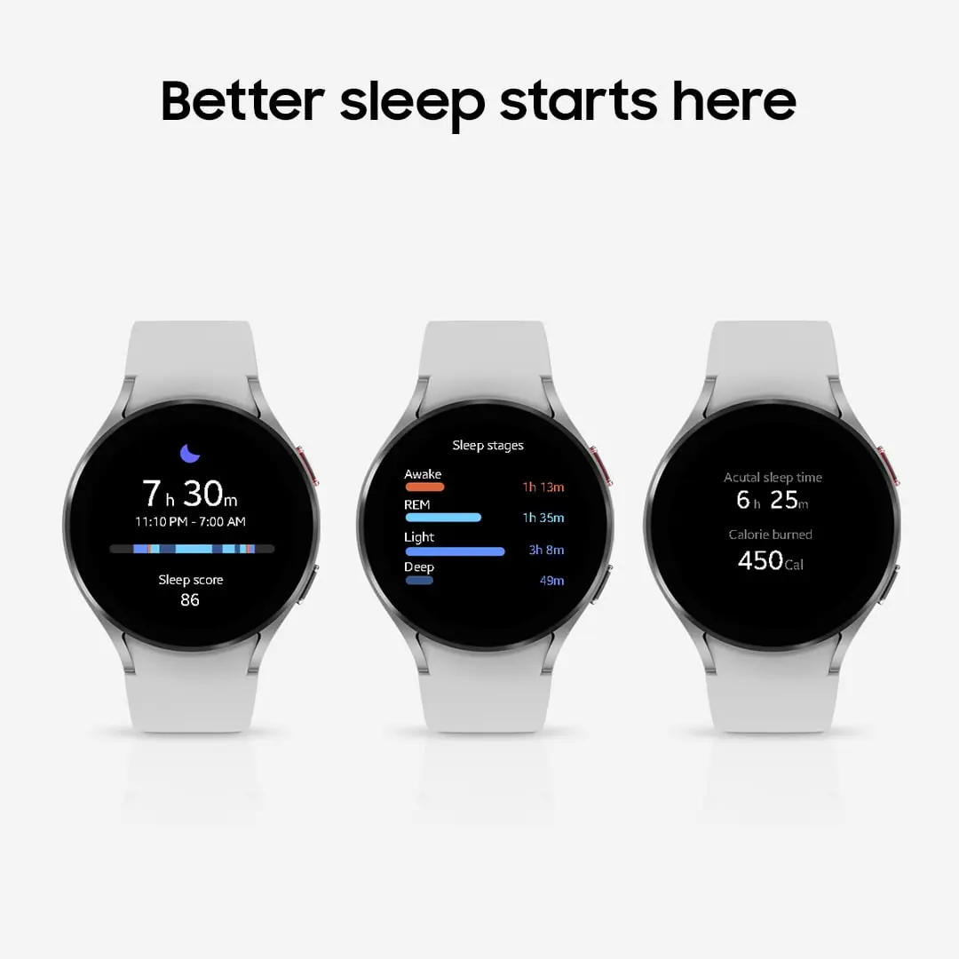 Samsung Galaxy Watch4 40mm Bluetooth and WiFi Smart Watch, Black image 8
