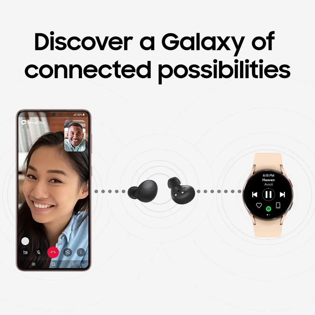 Samsung Galaxy Watch4 40mm Bluetooth and WiFi Smart Watch, Black image 9