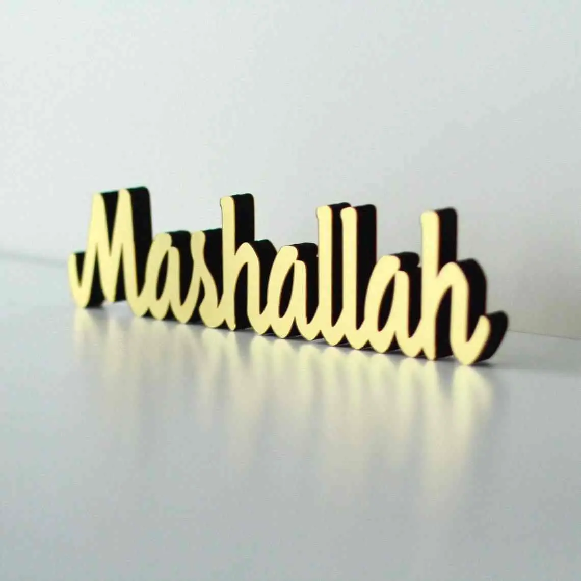 Bismillah, SubhanAllah, Alhamdulillah, AllahuAkbar, MashAllah Islamic Tabletop Decors image 11