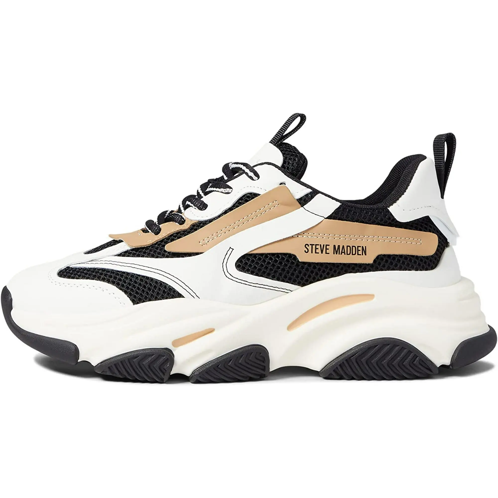 STEVE MADDEN POSSESSION Sneakers Black / Tan image 1