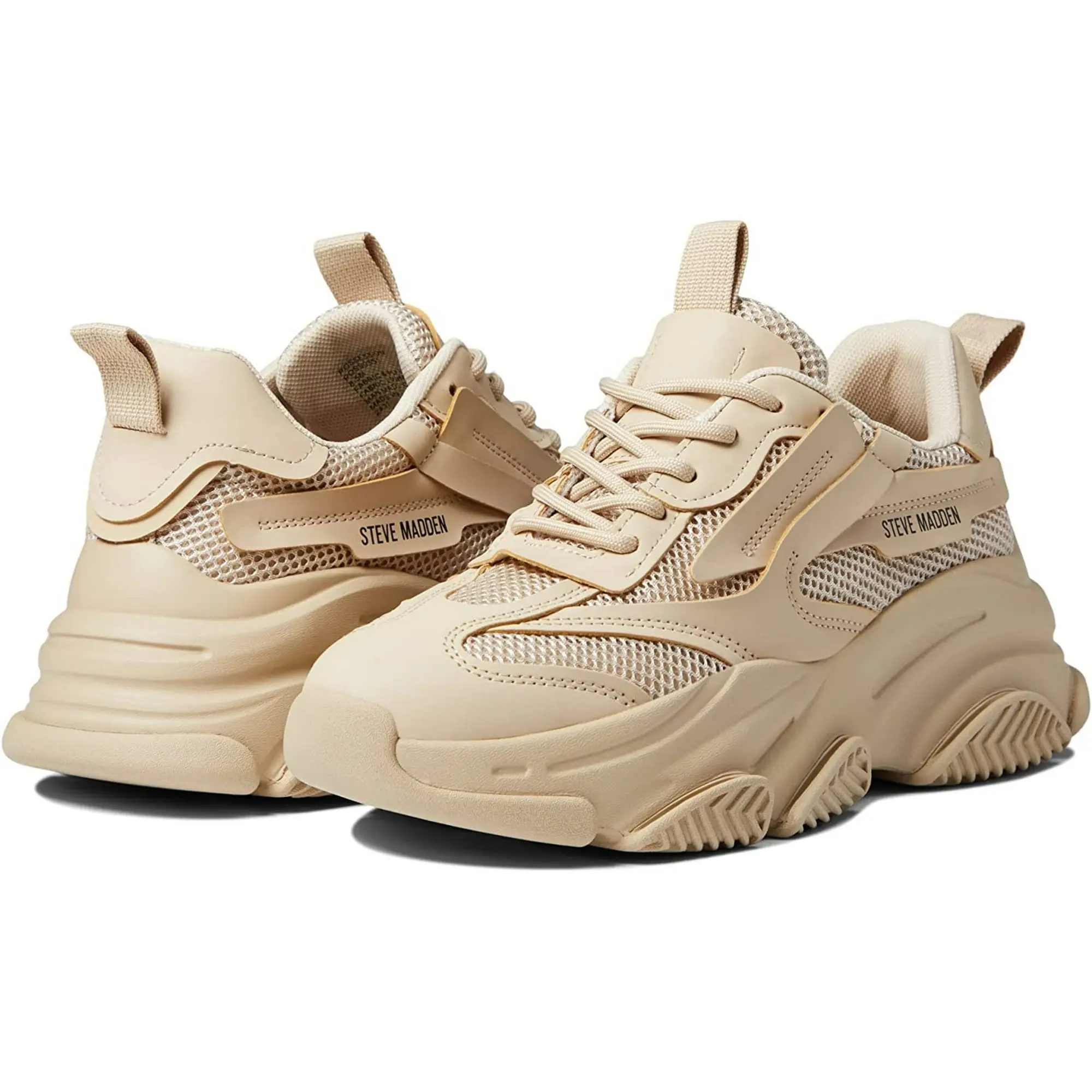 STEVE MADDEN POSSESSION Sneakers Black / Tan image 6