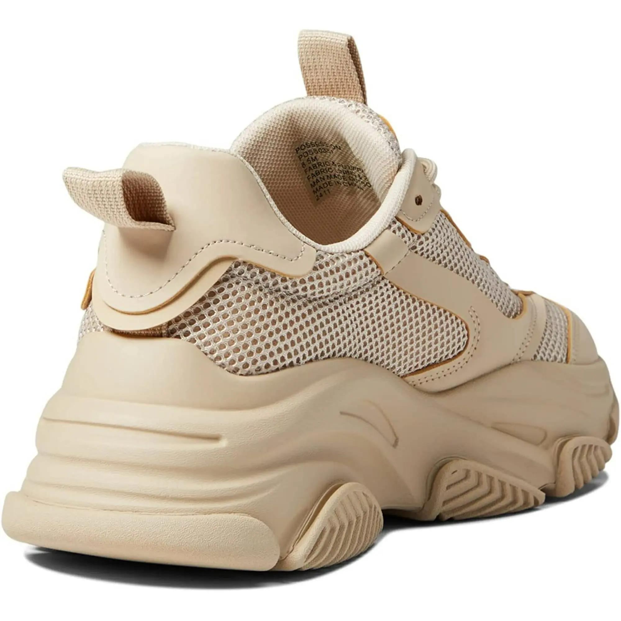 STEVE MADDEN POSSESSION Sneakers Black / Tan image 9