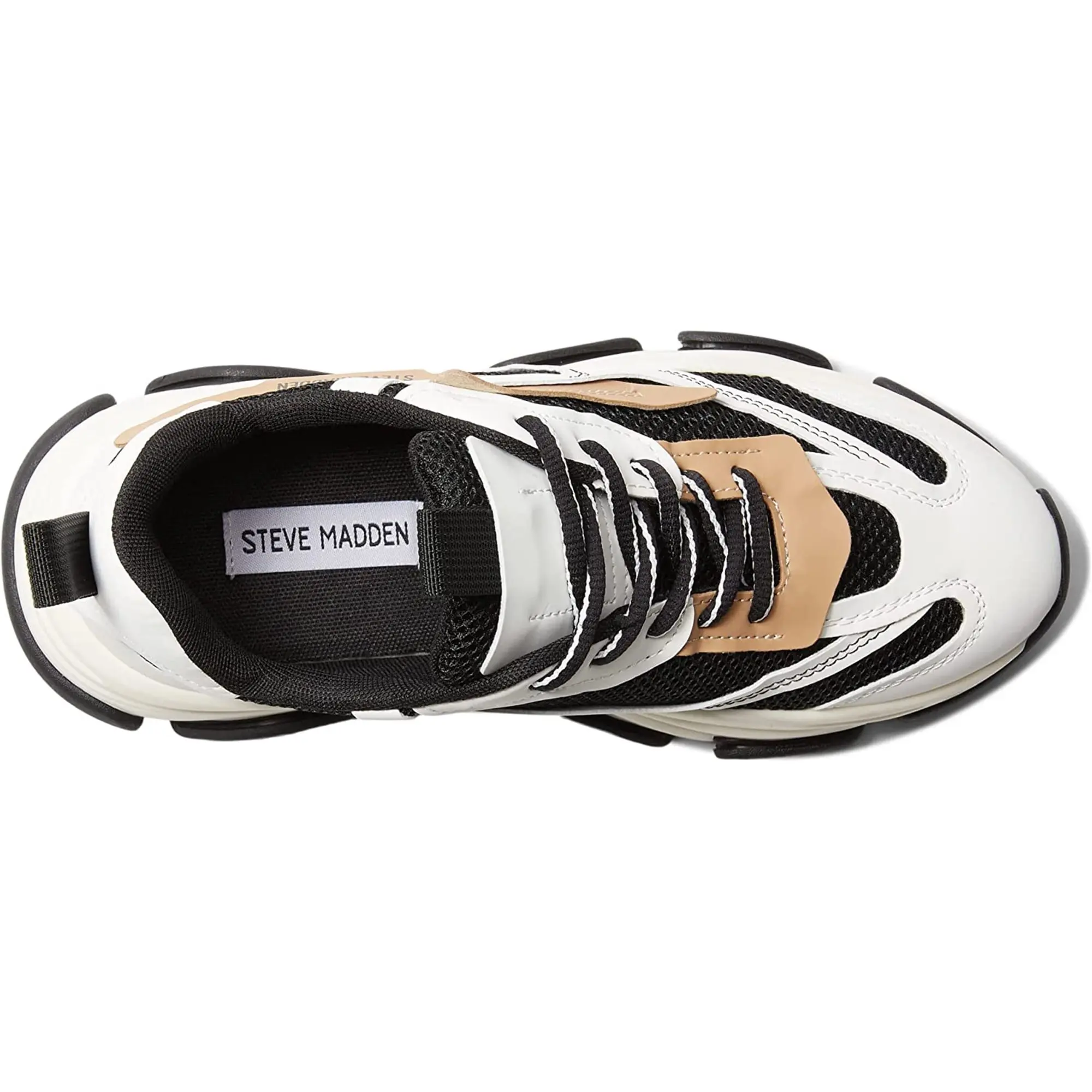 STEVE MADDEN POSSESSION Sneakers Black / Tan image 2