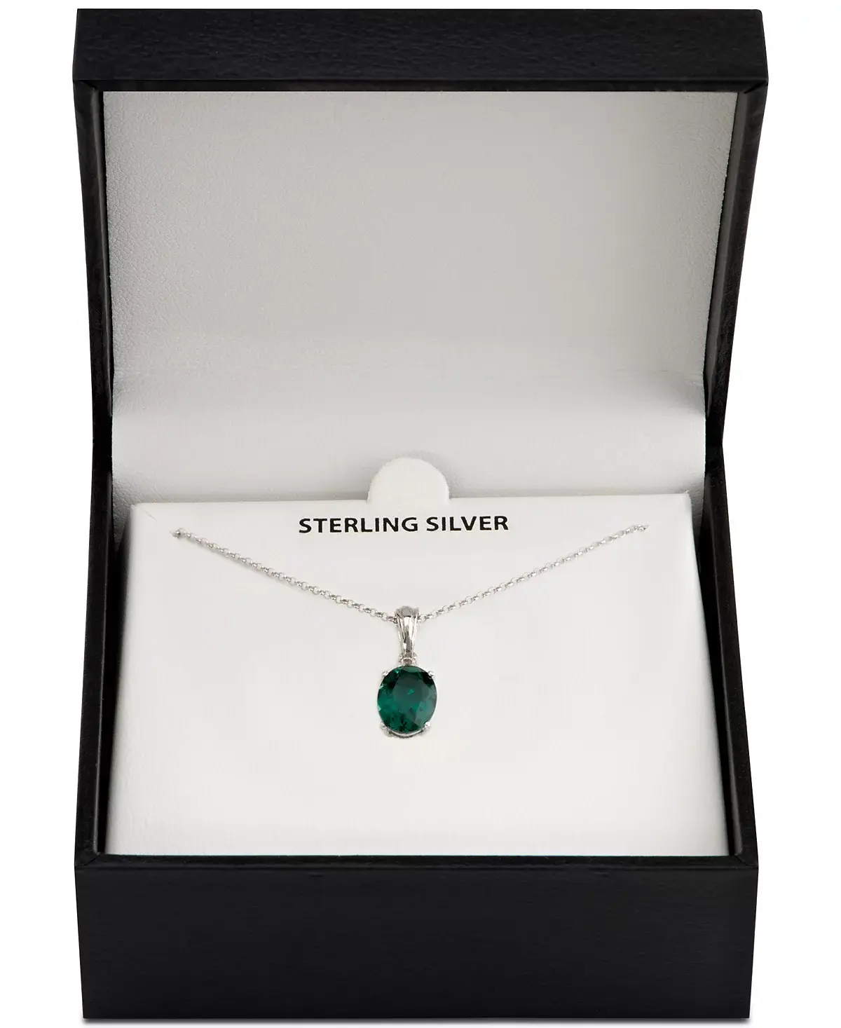 Macy's Green Quartz (2-3/8 ct. t.w.) & White Topaz Accent 18" Pendant Necklace in 18k Gold-Plated Sterling Silver image 3