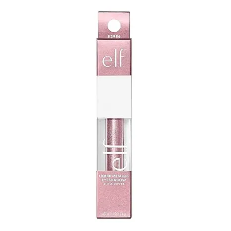 e.l.f. Liquid Metallic Eyeshadow, Gel Formula, High-Impact Multi-Dimensional Finish, One-Swipe Coverage, Little Dipper, 0.1 Fl Oz (3mL) image 5