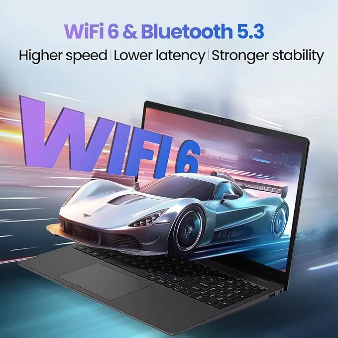 HP 255 G10 15.6 FHD Business Laptop 2025 Updated, AMD Ryzen 5 7530U (Beats i7-1165G7),32GB RAM - 1TB PCIe SSD, Webcam, Windows 11 Pro, Office Pro Permanent with LTP Accessories image 6