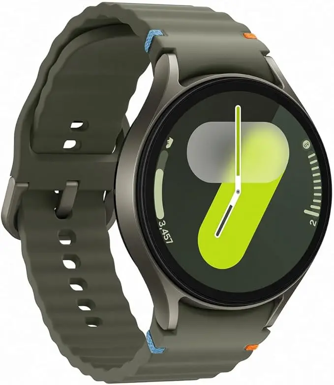 Samsung Galaxy Watch 7 (44mm) AI Smartwatch w/ 1.5" AMOLED, Wear OS 5, Wi-Fi, Bluetooth, Heart Rate, Sleep Apnea & GPS Fitness Tracker, International Model L310 (w/Fast Charger, Green) image 1