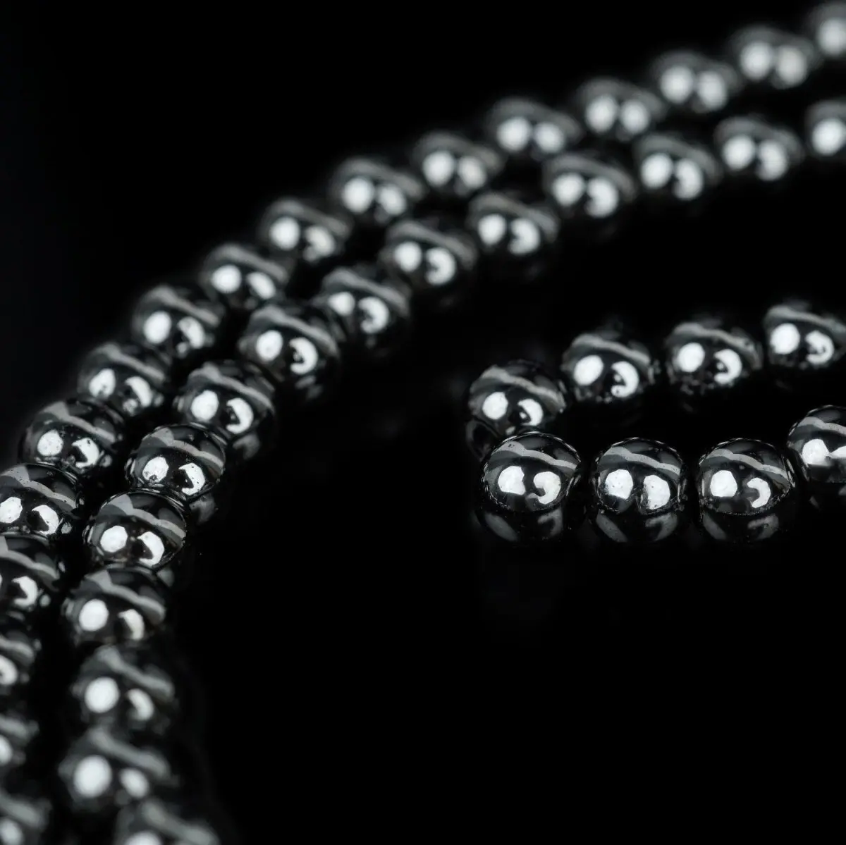 Muslim Prayer Beads | Hematite Stone Beads Islamic Rosary image 3