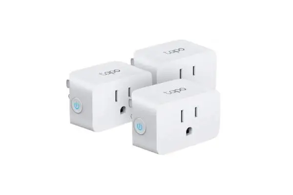 TP-Link - Tapo Smart Wi-Fi Plug Mini with Matter (3-pack) - White image