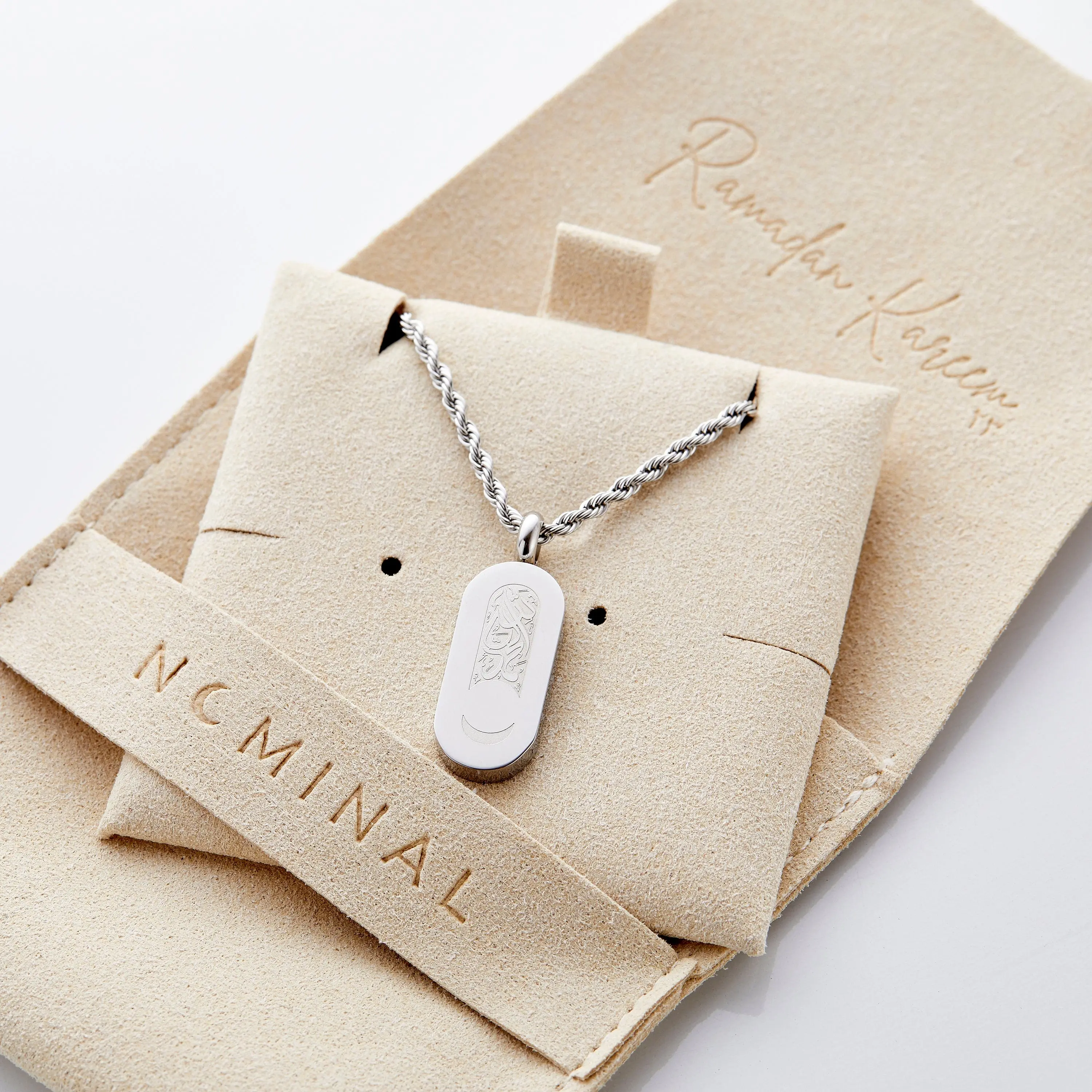 Alhamdulillah Moon Necklace | Men image 2