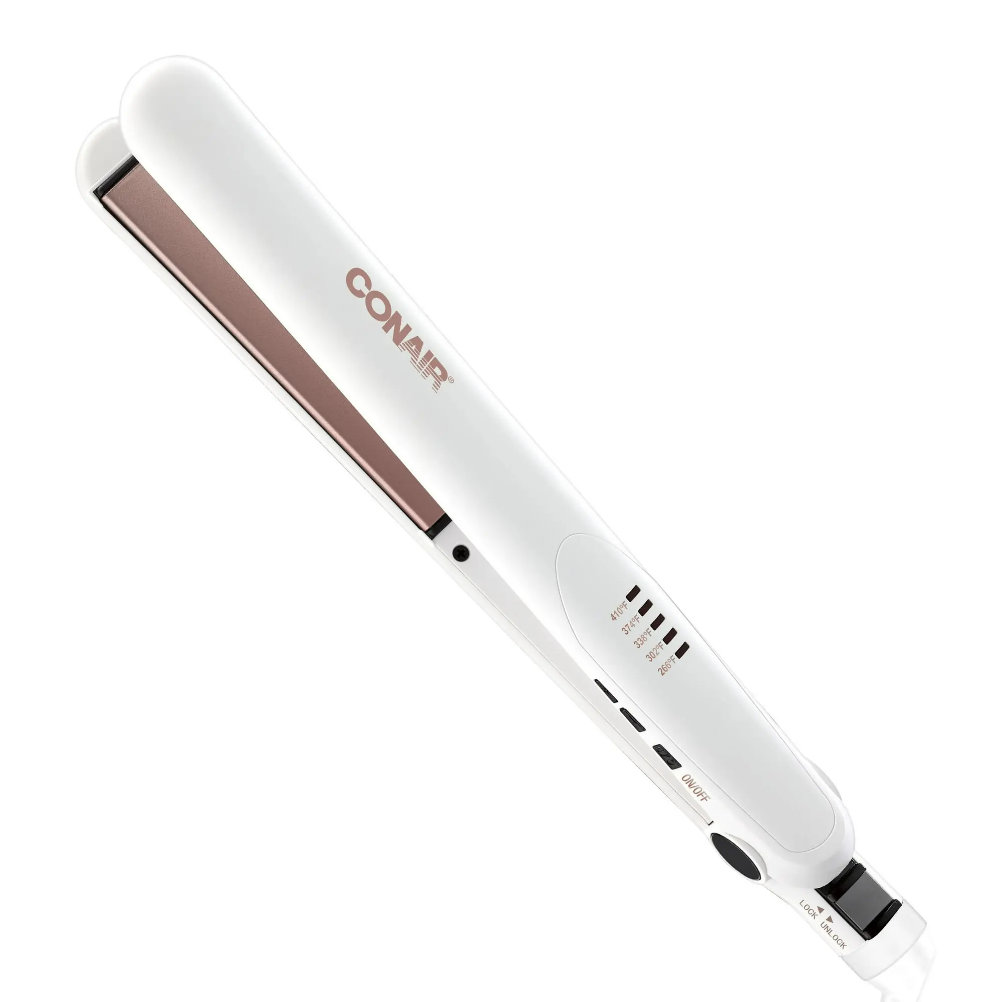 Conair Double Ceramic 1" Flat Iron, Rose Gold image 1
