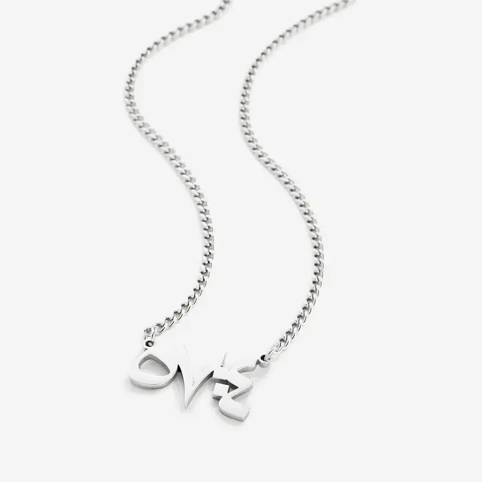 He is with you wherever you are' Verse Necklace | Men image 1