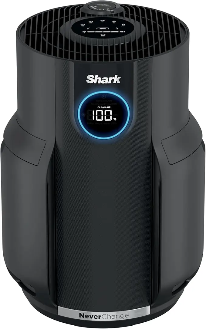  Shark Air Purifiers for Home Large Room with NeverChange Air Filter, 5 Year HEPA Filter, Covers 650 Sq. ft, Odor Neutralizer and Clean Sense Technology, Removes 99.98% of Dust & Allergens, HP152 image 1