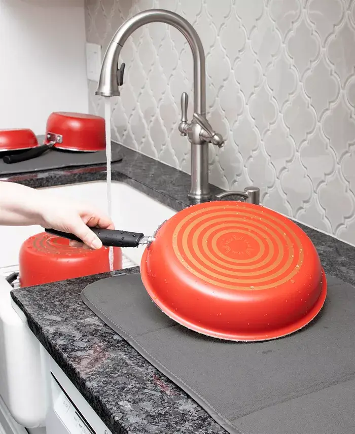 Microfiber Dish Drying Mat Reverses to Mesh, Set of 2 image 3