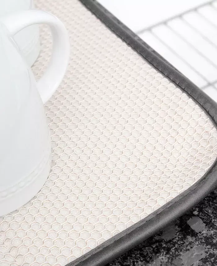 Microfiber Dish Drying Mat Reverses to Mesh, Set of 2 image 5