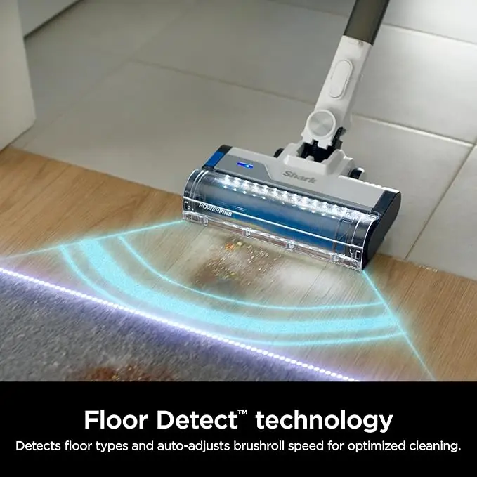 Shark PowerPro Plus Cordless Stick Vacuum, Lightweight, Rechargeable, FloorDetect Technology, HEPA Filter, Up to 50-Minute Runtime, Powerful Pet Hair Pickup, Carpets & Hard Floors, Pure Water, IZ377H image 5