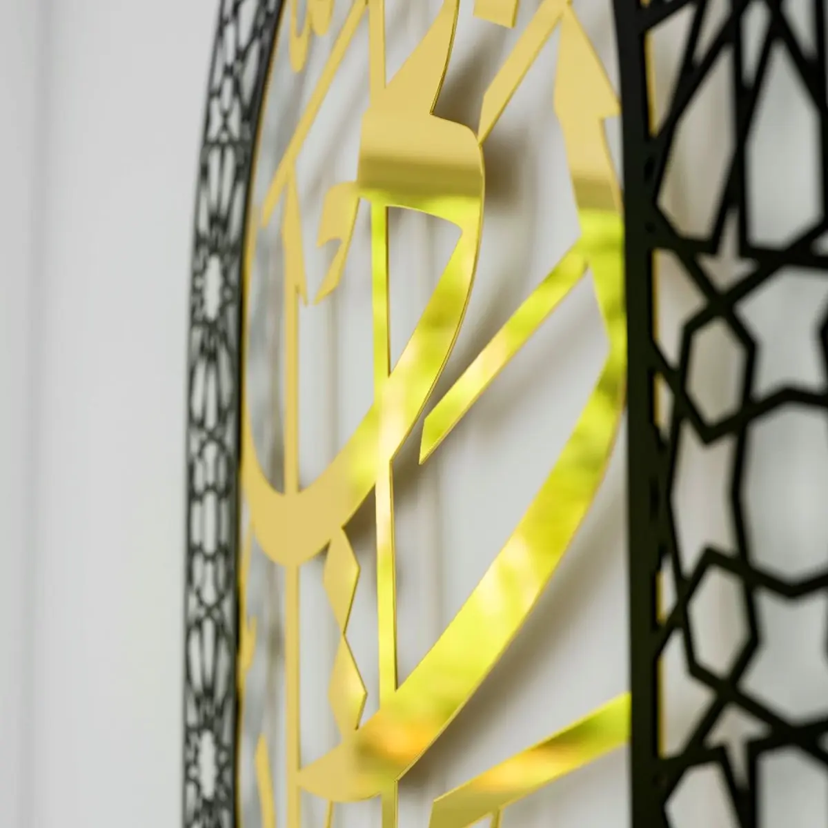 Metal Mihrabs Hadha Min Fadli, Surah Naml - Islamic Home Decor for Prayer Area image 2