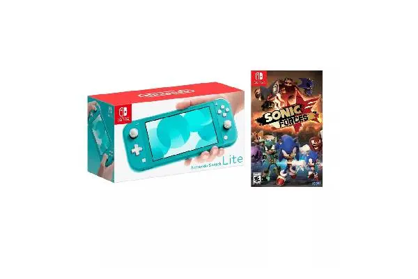 NEW Nintendo Switch Lite Handheld Console + FREE GAME SONIC FORCES - PICK COLOR image
