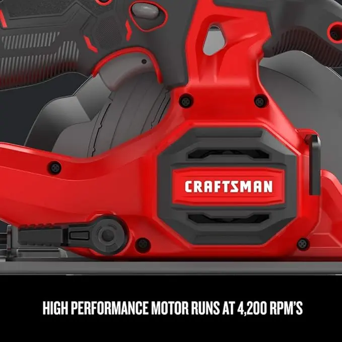 CRAFTSMAN V20 Cordless Circular Saw, 6-1/2 inch, Bare Tool Only (CMCS500B) image 4