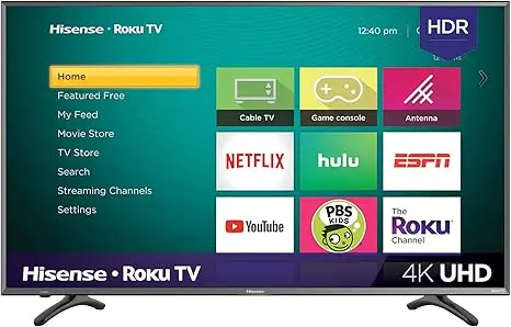 Hisense 43R7E 43-inch 4K Ultra HD Roku Smart LED TV HDR (2019) image 1