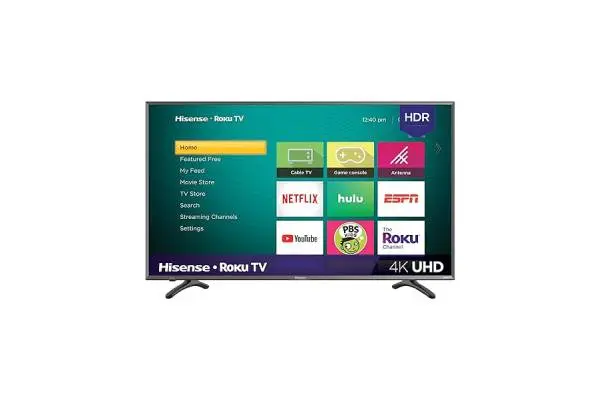 Hisense 43R7E 43-inch 4K Ultra HD Roku Smart LED TV HDR (2019) image