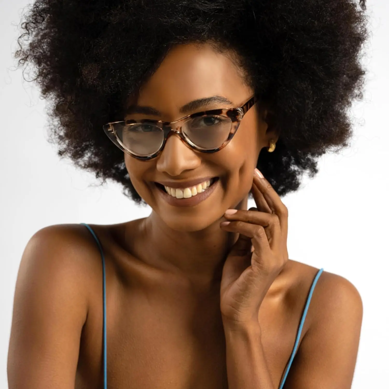 Gray Tortoise Cat Eye Reading Glasses for Women with Sturdy Made - Spring Hinges Eyeglasses Frame - Cateye Womens Readers - Trendy for all Face Shapes Fashion Readers for Women - Cheaters Glasses 4.0 image 3